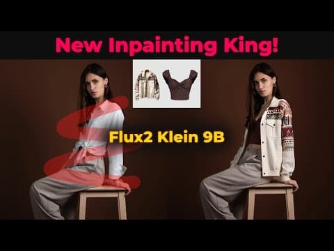 Flux2 Klein 9B Just Nailed Inpainting | ComfyUI Tutorial thumbnail