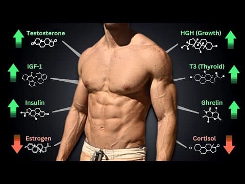 All-Natural Hormone Hacks for Muscle Growth & Fat Loss: T, HGH, Cortisol, IGF-1, Insulin, T3 & More! thumbnail