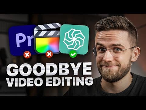 This AI Will Edit Your Videos In Seconds! Awesome Results… thumbnail