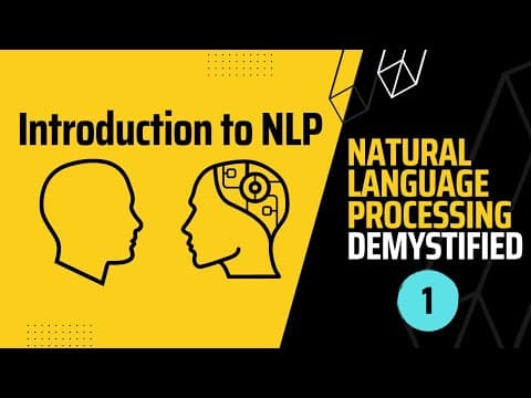 NLP Demystified 1: Introduction thumbnail