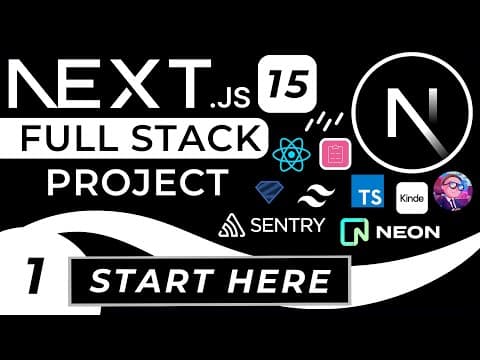 Next.js Full Stack Project w/ Nextjs 15 & React 19 thumbnail