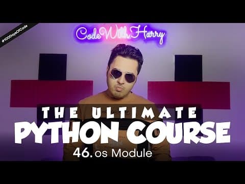 os Module in Python | Python Tutorial - Day #46 thumbnail