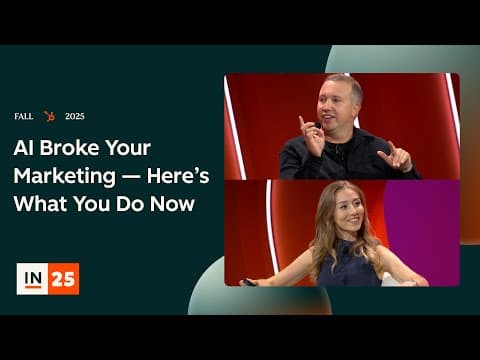 AI Broke Your Marketing - Here's What You Do Now |  INBOUND 2025 thumbnail