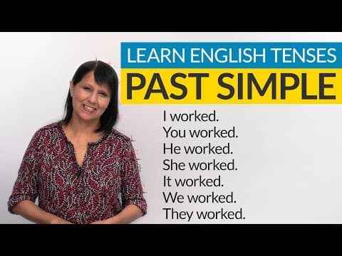 Learn English Tenses: PAST SIMPLE thumbnail