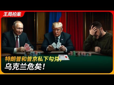 特朗普和普京私下勾兑，乌克兰危矣！｜俄乌战争｜特朗普｜乌克兰｜北约｜台湾问题｜王局拍案20250217 thumbnail