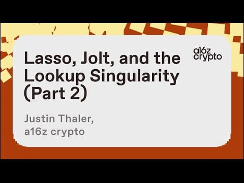 What Are Lasso and Jolt in Zero-Knowledge Proofs? thumbnail