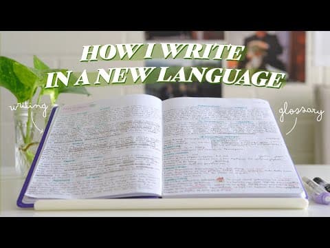 How to write in a foreign language (even as a beginner) thumbnail