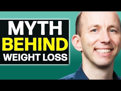 Professor EXPOSES The Big Myth Around LOSING WEIGHT! | Herman Pontzer thumbnail