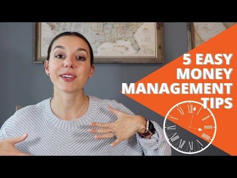 5 Easy Money Management Tips You Can Do NOW thumbnail
