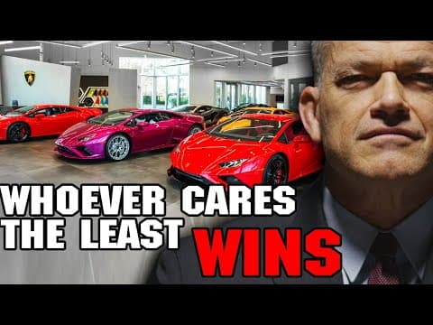 Negotiation.  Whoever Cares The Least WINS. Jocko Willink. thumbnail