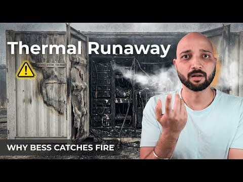 Why Battery Storage Systems Catch Fire (Thermal Runaway Explained) thumbnail
