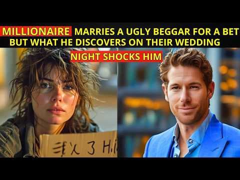 MILLIONAIRE MARRIES A UGLY BEGGAR FOR A BET BUT WHAT HE DISCOVERS ON THEIR WEDDING NIGHT SHOCKS H thumbnail
