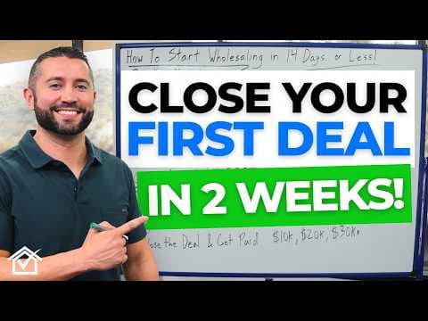 How To Wholesale Real Estate Step by Step (IN 14 DAYS OR LESS)! thumbnail