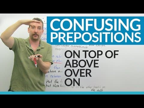 What Is the Difference Between Over, Above, On, and On Top? thumbnail