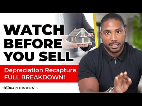 25% TAX to Sell a Rental Property?! | How Depreciation Recapture Works for Investment Real Estate thumbnail