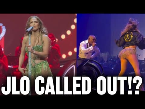 "JLO Put Your Clothes On!" Jennifer Lopez CLAPS Back!? thumbnail