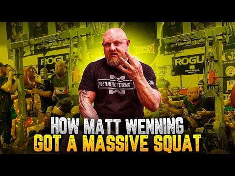 How Matt Wenning Got A Massive Squat With Conjugate Training thumbnail