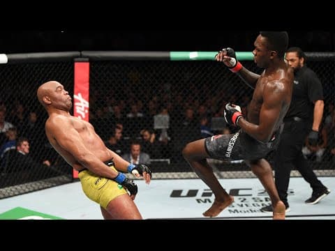 Israel Adesanya and Anderson Silva Cross Paths | UFC 234, 2019 | On This Day thumbnail