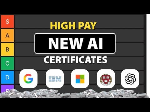 9 Best AI Certifications In 2026 thumbnail
