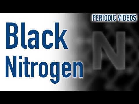 What Is Black Nitrogen and How Was It Discovered? thumbnail