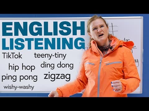 English Listening Practice: TikTok, ding-dong, hip hop, teeny-tiny thumbnail