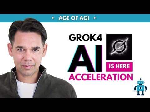 Grok 4 is HERE - What It Means For AI ACCELERATION thumbnail