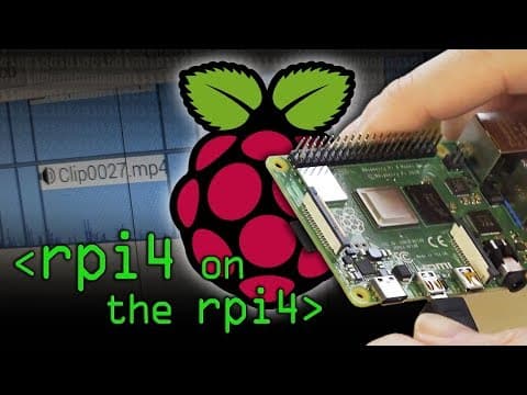 Raspberry Pi 4 on the Raspberry Pi 4 - Computerphile thumbnail