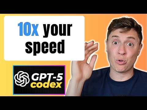GPT-5 Codex: From Beginner to Expert in 17 minutes thumbnail