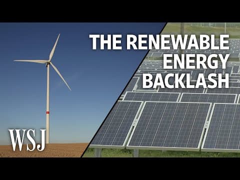 Why Environmentalists Are Fighting Renewable Energy Development | WSJ thumbnail