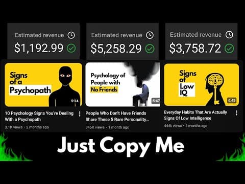 How I Actually Make Viral AI Psychology Videos In 5 Minutes thumbnail