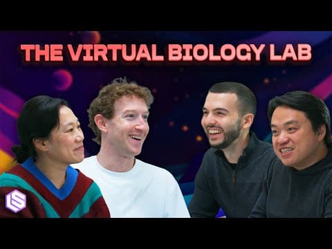 Priscilla Chan and Mark Zuckerberg: Frontier AI + Virtual Biology To Solve All Diseases thumbnail