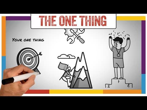 The One Thing Summary & Review (Gary Keller) - ANIMATED thumbnail