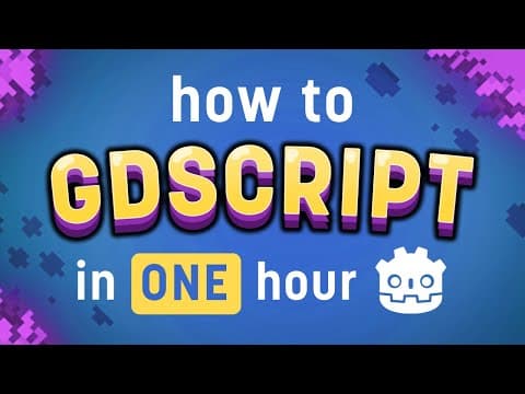 How to program in Godot - GDScript Tutorial thumbnail