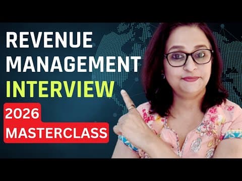 21 Basic Revenue Management Interview Questions and Answers in 2026 | Freshers & Experienced thumbnail