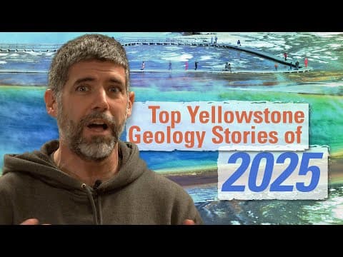 Top 5 Yellowstone geologic stories of 2025 (Yellowstone monthly update - January 2026) thumbnail