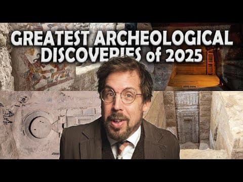 20 Greatest Archaeological Discoveries of 2025 thumbnail
