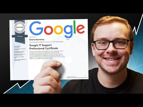 Google IT Support Professional Certificate Course Review | Should You Take It? thumbnail