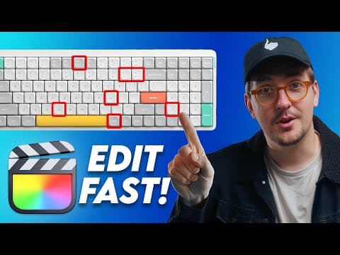 TOP 10 Final Cut Pro Keyboard Shortcuts to SAVE TIME thumbnail
