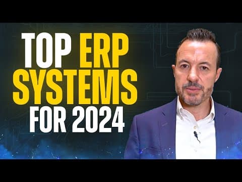 Top ERP Systems for 2024 | Best ERP Software | Independent Ranking of Enterprise Technology thumbnail