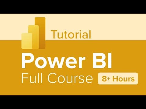 Power BI Full Course Tutorial (8+ Hours) thumbnail