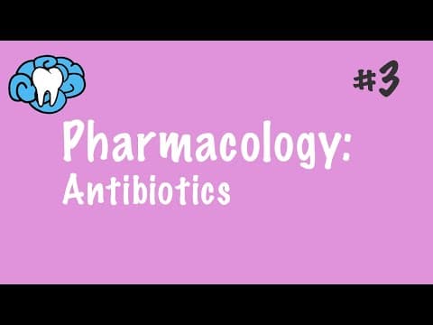 Pharmacology | Antibiotics | INBDE, ADAT thumbnail