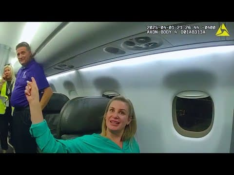 Entitled Karen Forces Her Way Onto Plane After Being Denied Boarding thumbnail