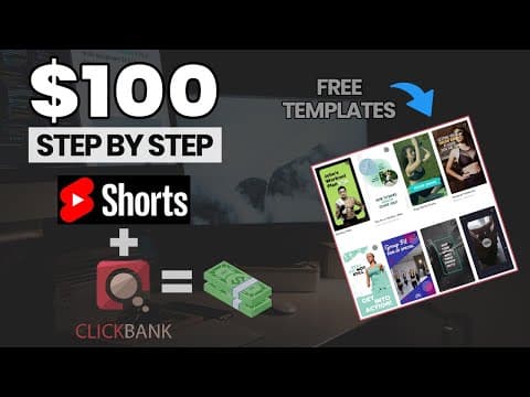 How To Make $100 Daily Online With Youtube Shorts & ClickBank (2021) thumbnail