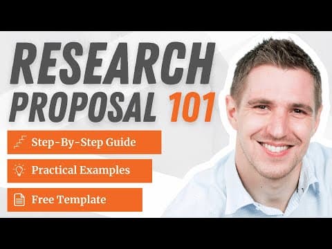 How To Write A Research Proposal For A Dissertation Or Thesis (With Examples) thumbnail