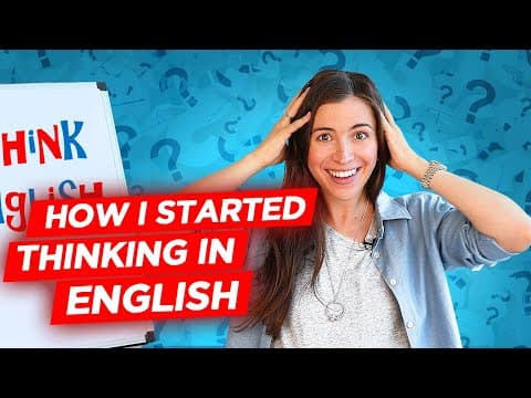 How Can You Start Thinking in English? thumbnail