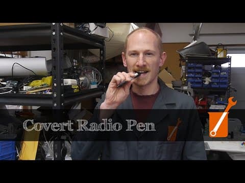 Covert radio pen with bone conduction speaker thumbnail