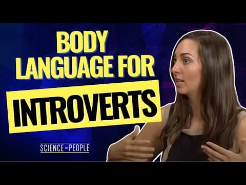 Body Language Tips For Introverts and How To Deal With Social Anxiety thumbnail