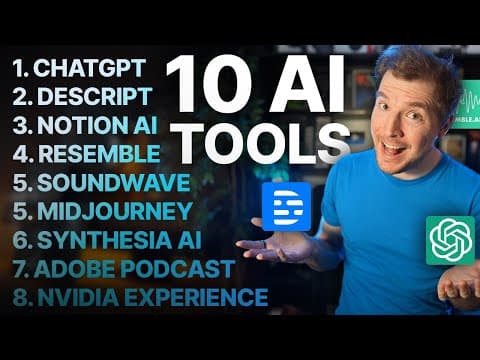 What Are the Best AI Tools Like ChatGPT to Try in 2023? thumbnail