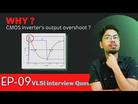 Ep9:Trending questions on CMOS inverter | output overshoot| JOB or MTech admission interviews| thumbnail