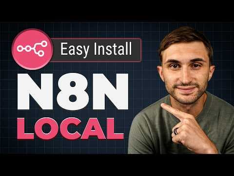How to Install N8N Locally - The EASY Way! (Step-By-Step) thumbnail